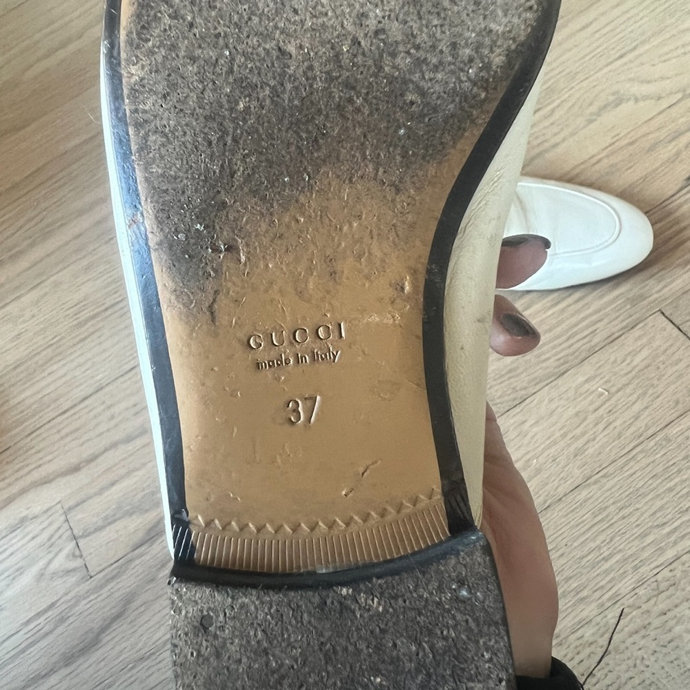 Gucci Princeton Off White Loafers Size 37 - Picture 3 of 3